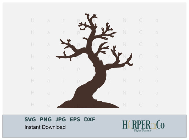 Tree SVG PNG Cut EPS File SVG HarperNCo 