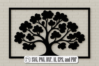Tree Wall Panel Laser Cut SVG design SVG MD JOYNAL ABDIN 