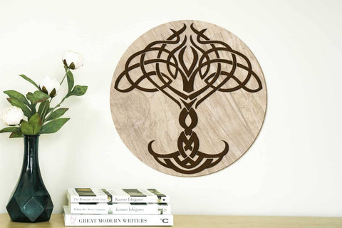 TREE Wall Panels SET, Decorative Template SVG LaserCutano 