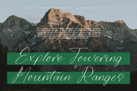 Trekfox Hunter - Modern Signature Font Font Letterena Studios 