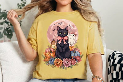 Trendy Black Cat Sublimation Png Sublimation Shahin alam 
