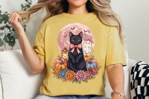 Trendy Black Cat Sublimation Png Sublimation Shahin alam 
