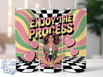 Trendy Black Fashion Girl Tumbler, Stylish Design, Motivational Theme, Trendy Art, Tumbler Wrap, Sublimation Design, 20oz Tumbler Sublimation ToriDesigns 