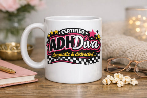Trendy Funny Quote Certified ADH-Diva PNG Sublimation Creativedesigntee 