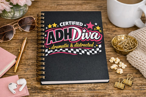 Trendy Funny Quote Certified ADH-Diva PNG Sublimation Creativedesigntee 