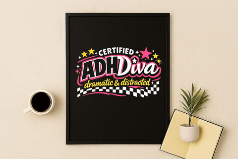 Trendy Funny Quote Certified ADH-Diva PNG Sublimation Creativedesigntee 