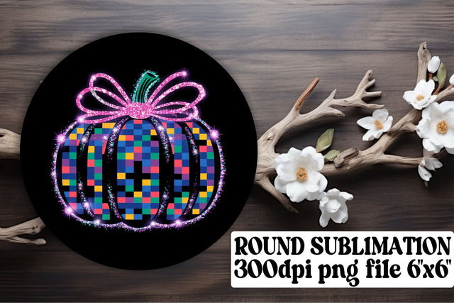 Trendy keychain designs, great for round PNG sublimation! , Neon Fall Sublimation afrosvg 