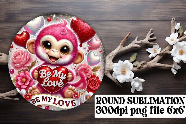 Trendy keychain designs, great for round PNG sublimation! , Valentines Sublimation afrosvg 