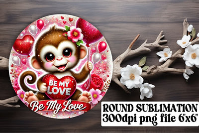 Trendy keychain designs, ready for round PNG sublimation! , Valentines Sublimation afrosvg 