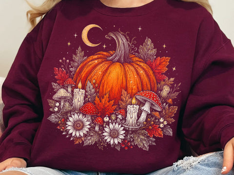 Trendy Neon Floral Pumpkin Png, Boho Fall Pumpkin Spice Shirt Design, Retro Autumn Flowers Sublimation, Preppy Fall Pumpkin Season Png SVG DesignDestine 
