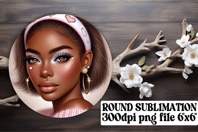 Trendy PNG files for keychains, great for sublimation use! , Love Girl Sublimation afrosvg 