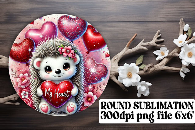 Trendy round PNGs for keychains, sublimation-ready format! , Valentines Sublimation afrosvg 