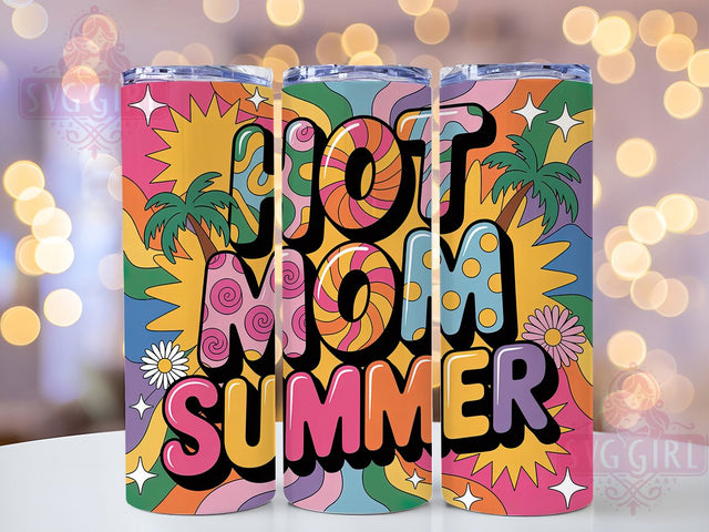 Trendy Summer Mom Life Tumbler Wrap, Mother's Day Gift, Trendy Mom Tumbler, Summer Mom Quote, Mother's Beach Gift, Mom Squad Design, Cool Mom Present Sublimation SvggirlplusArt 