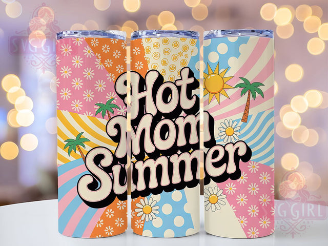Trendy Summer Mom Life Tumbler Wrap, Mother's Day Gift, Trendy Mom Tumbler, Summer Mom Quote, Mother's Beach Gift, Mom Squad Design, Cool Mom Present Sublimation SvggirlplusArt 