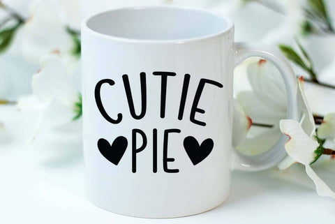 Trendy Valentine’s Day Quote Design | Cutie pie SVG SVG FiveStarCrafting 
