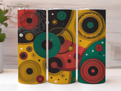 Tribal African Pattern Tumbler, Tribal Print Wrap, Cultural Heritage Cup, 20oz Sublimation Wrap, Afrocentric Empowerment Tumbler, Stylish Ethnic Design Cup, Traditional African Art Wrap Sublimation Lara' s Designs 