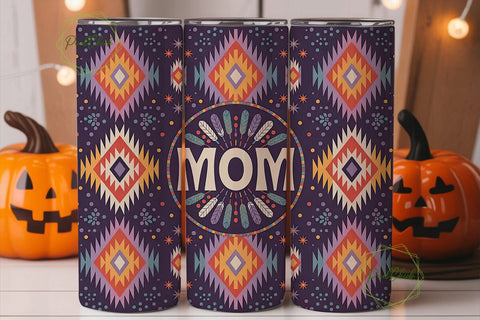 Tribal Mom 20oz Tumbler Wrap Sublimation PixelChick 