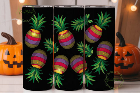 Tribal Pineapple 20oz Tumbler Design Sublimation PixelChick 