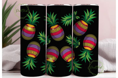 Tribal Pineapple 20oz Tumbler Design Sublimation PixelChick 