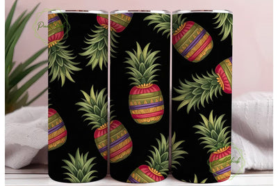Tribal Pineapple 20oz Tumbler Design Sublimation PixelChick 