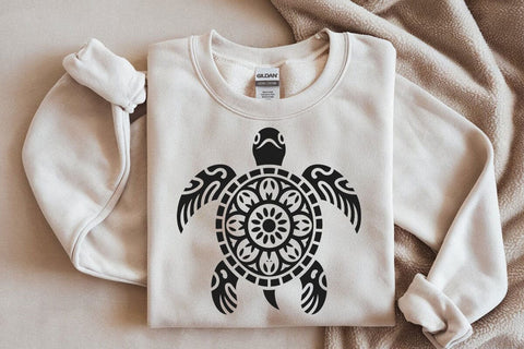 Tribal Sea Turtle SVG, Beach Shirt Design SVG DesignDestine 