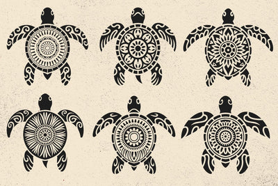 Tribal Sea Turtle SVG, Beach Shirt Design SVG DesignDestine 