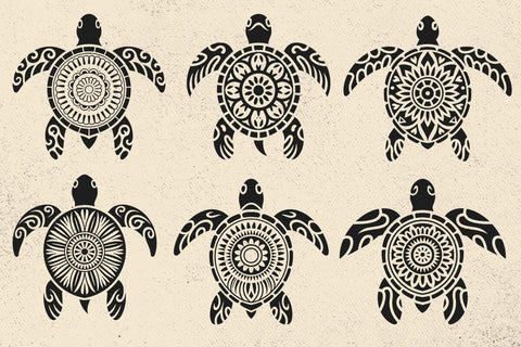 Tribal Sea Turtle SVG, Beach Shirt Design SVG DesignDestine 