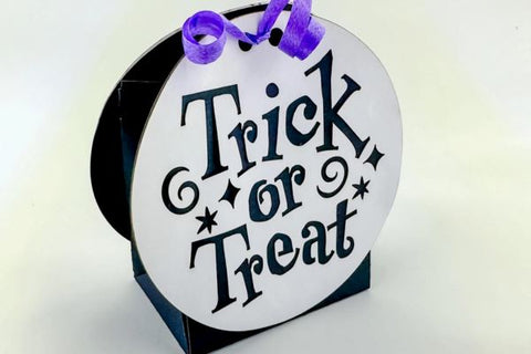 Trick or Treat Box Halloween Laser SVG File SVG Crafting With Brenna 