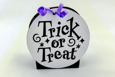 Trick or Treat Box Halloween Laser SVG File SVG Crafting With Brenna 
