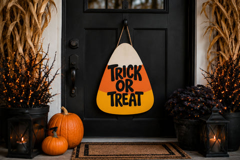Trick or Treat Candy Corn SVG, Halloween Cut File SVG Pickled Thistle Creative 