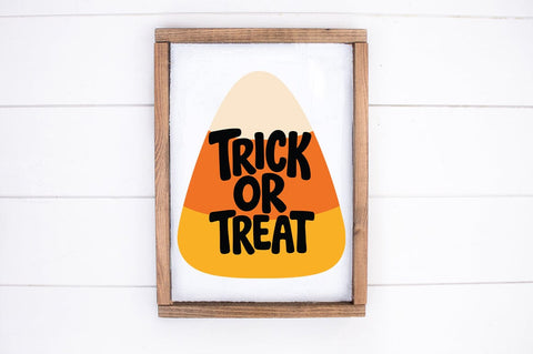 Trick or Treat Candy Corn SVG, Halloween Cut File SVG Pickled Thistle Creative 