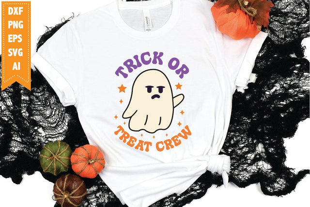 Trick Or Treat Crew Svg, Halloween Svg, Funny Ghost Svg SVG shah alam 