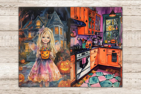 Trick Or Treat Junk Journal Kit | Halloween Ephemera SVG GlamArtZhanna 