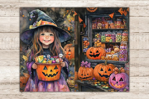 Trick Or Treat Junk Journal Kit | Halloween Ephemera SVG GlamArtZhanna 