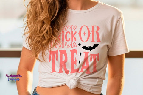 Trick or Treat Pink SVG SVG Sublimatiz Designs 