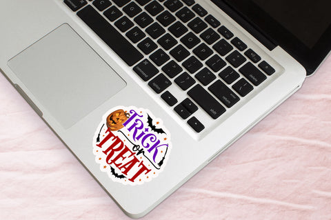 Trick or treat Stickers Design Sublimation Regulrcrative 