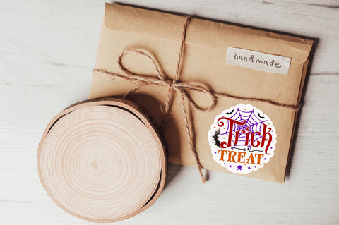 Trick or treat Stickers Design Sublimation Regulrcrative 