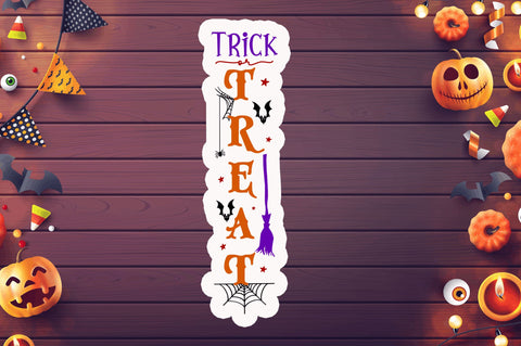 Trick or treat Stickers Design Sublimation Regulrcrative 