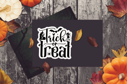 Trick or treat Stickers Design Sublimation Regulrcrative 