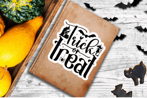 Trick or treat Stickers Design Sublimation Regulrcrative 