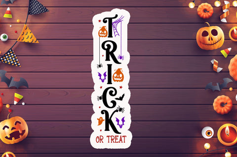 Trick or treat Stickers Design Sublimation Regulrcrative 