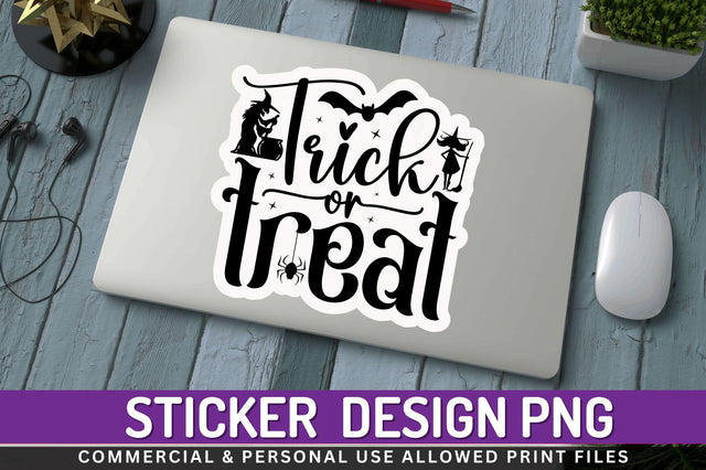 Trick or treat Stickers Design Sublimation Regulrcrative 