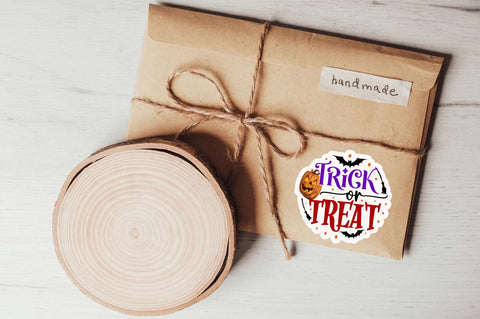 Trick or treat Stickers Design Sublimation Regulrcrative 