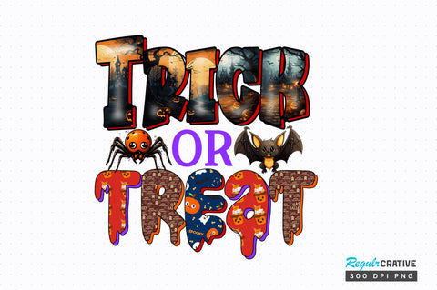 Trick or treat Sublimation Design Sublimation Regulrcrative 