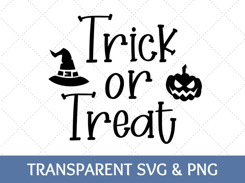 Trick or Treat SVG | Halloween PNG SVG Paige Cole Studio 