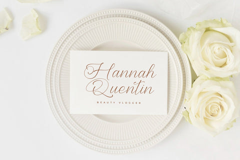 Trinity Litana - Modern Beauty Calligraphy Font Letterena Studios 