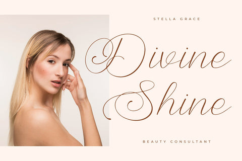 Trinity Litana - Modern Beauty Calligraphy Font Letterena Studios 