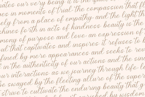 Trinity Litana - Modern Beauty Calligraphy Font Letterena Studios 