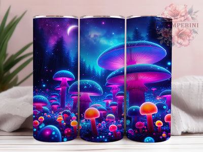 Trippy Psychedelic Mushroom 20oz Tumbler, Trippy Cup Wrap, Magic Mushroom Design, Sublimation Tumbler Wrap, 20Oz Tumbler Design, Artistic Psychedelic Cup, Colorful Trippy Wrap Sublimation Li Zamperini 