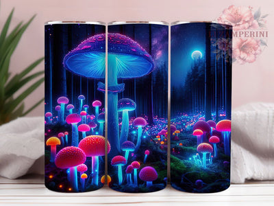 Trippy Psychedelic Mushroom 20oz Tumbler, Trippy Cup Wrap, Magic Mushroom Design, Sublimation Tumbler Wrap, 20Oz Tumbler Design, Artistic Psychedelic Cup, Colorful Trippy Wrap Sublimation Li Zamperini 